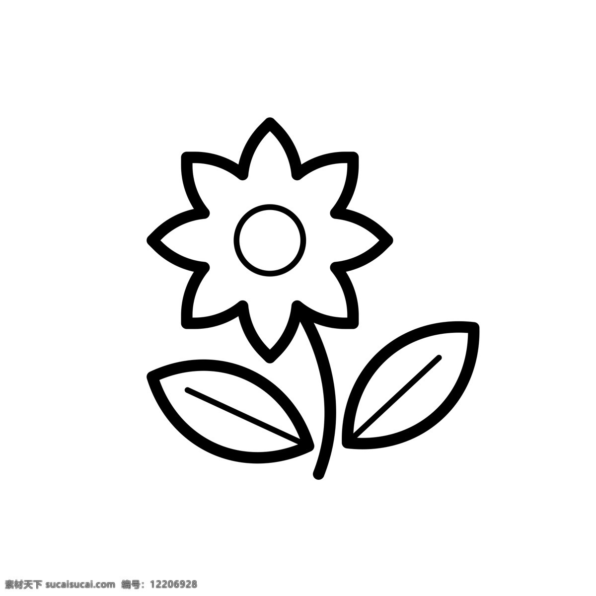 扁平化花朵 花朵 扁平化ui ui图标 手机图标 界面ui 网页ui h5图标