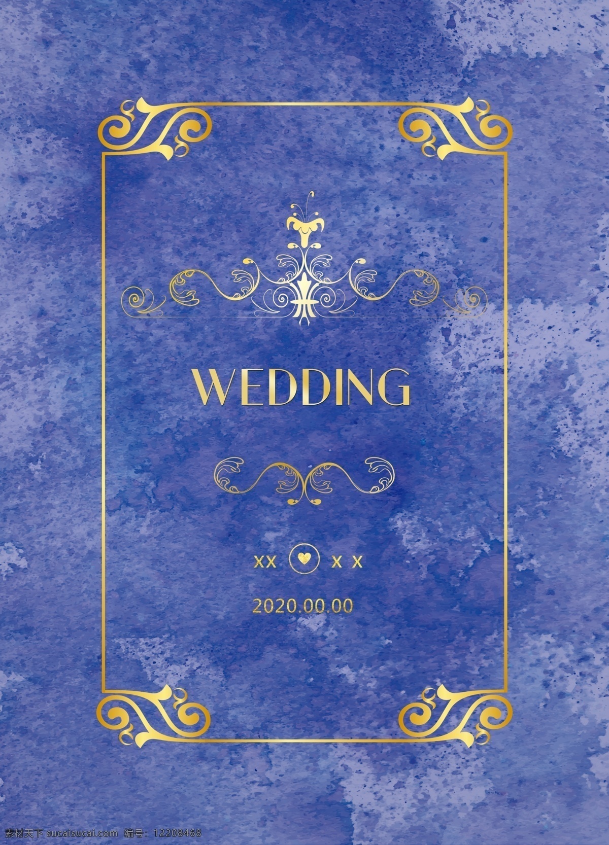 蓝紫色 婚礼 背景 蓝紫婚礼背景 蓝色婚礼 婚礼背景 紫色婚礼 水彩婚礼 婚礼素材 分层