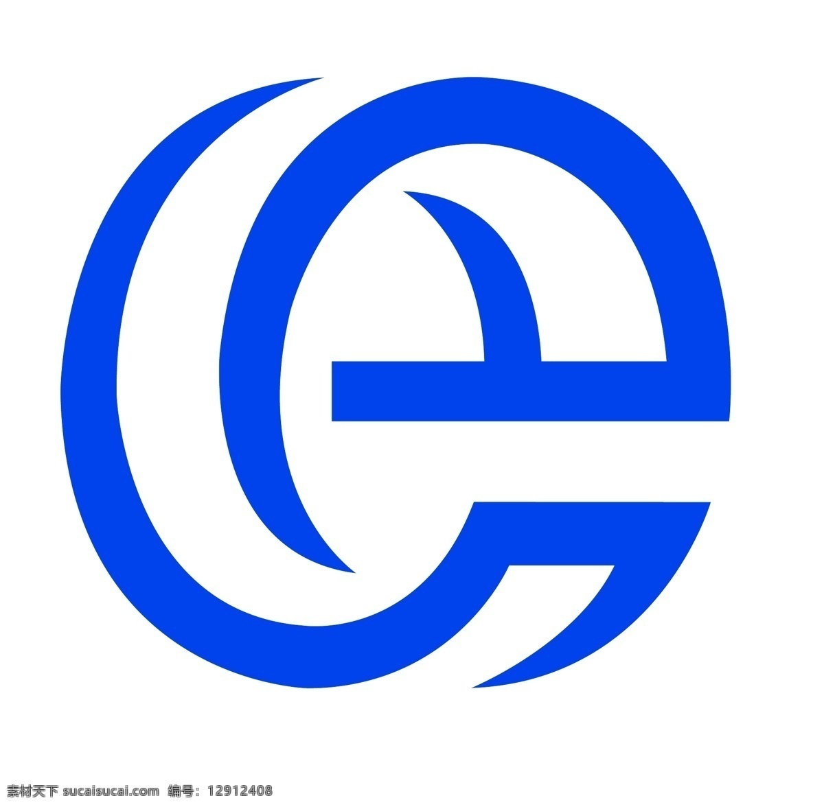 e 互联网 简约 logo logo图标 白色