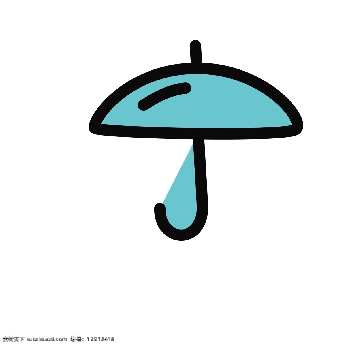 卡通 雨伞 图标 防潮 防水 扁平化ui ui图标 手机图标 游戏ui 界面ui 网页ui h5图标