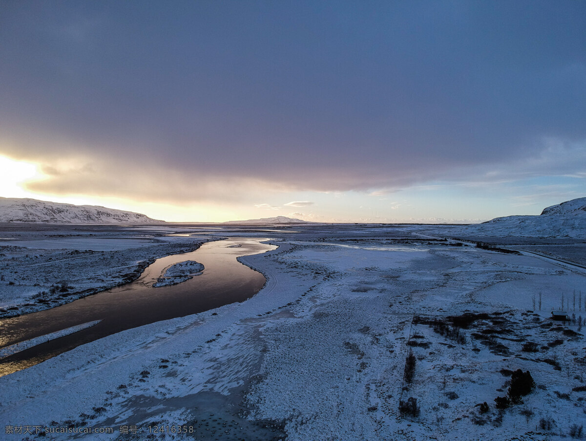 冰河 气候 云 寒冷 环境 冰 冰岛 河 天空 雪 水 冬天的 自然景观 自然风光