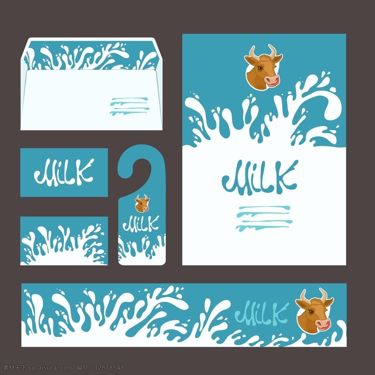 牛奶设计 牛奶 牛奶图标 牛奶标签 牛奶商标 牛奶logo 牛奶标志 抽象设计 卡通背景 矢量设计 卡通设计 艺术设计 餐饮美食 生活百科