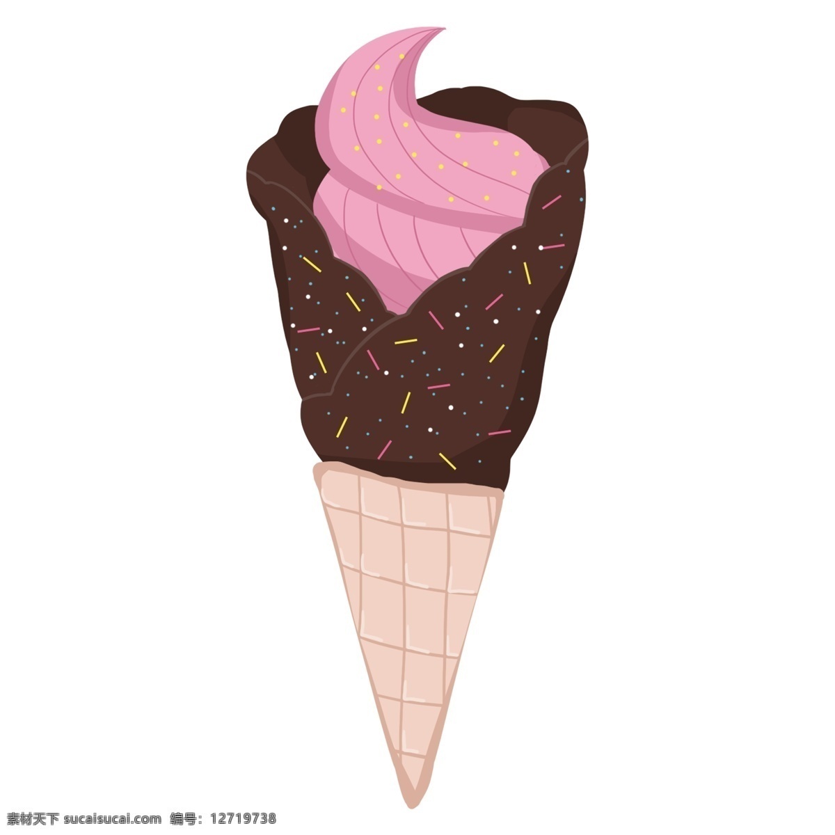 紫色 冰淇淋 插画 紫色的冰淇淋 夏日冰淇淋 漂亮的冰淇淋 冰淇淋装饰 冰淇淋插画 立体冰淇淋