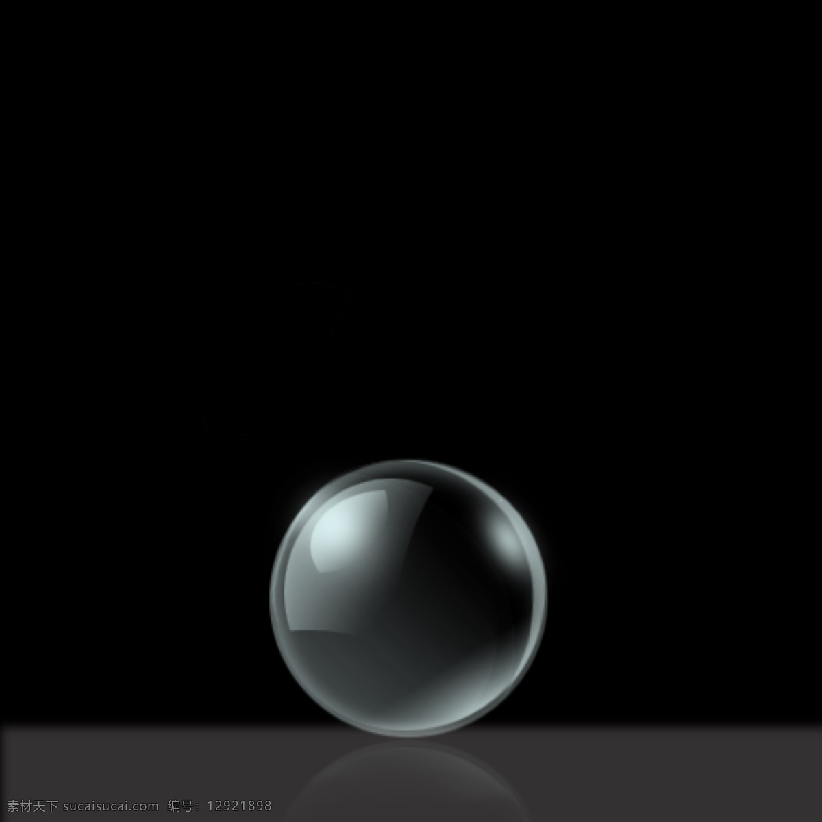 水晶球 立体素材 立体 内发光 水晶 高光 3d设计 3d作品
