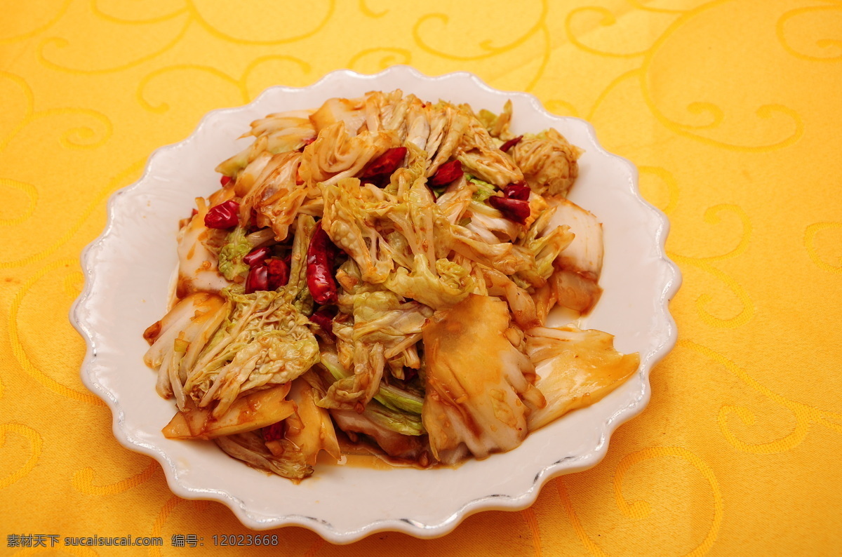 辣炒白菜 川菜 辣 家常菜 晋菜 特色菜 传统美食 餐饮美食