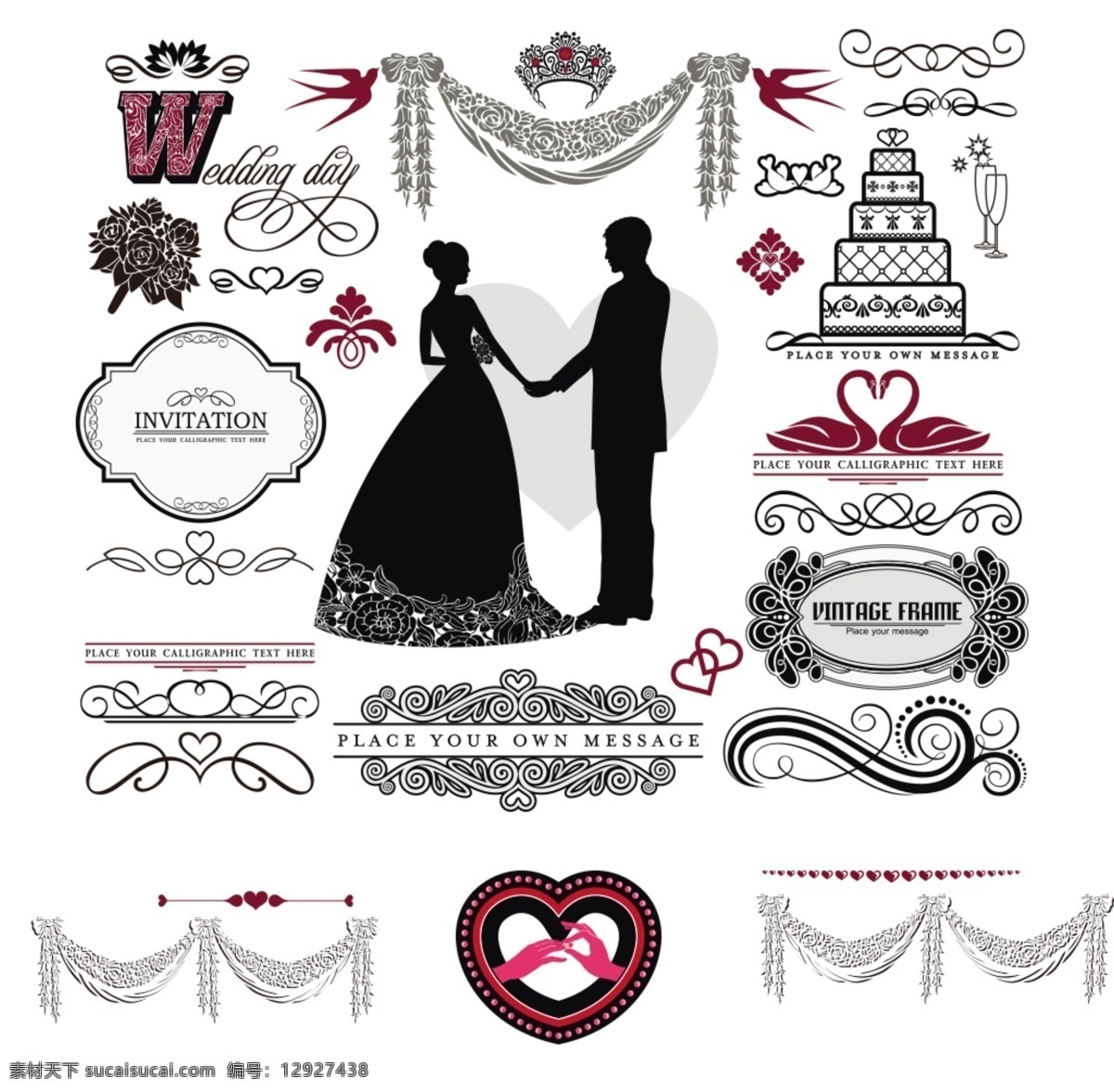 婚礼装饰 装饰品 婚礼 桌面 桌面装饰