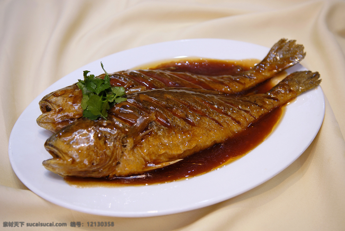 红烧黄鱼 传统美食 餐饮美食