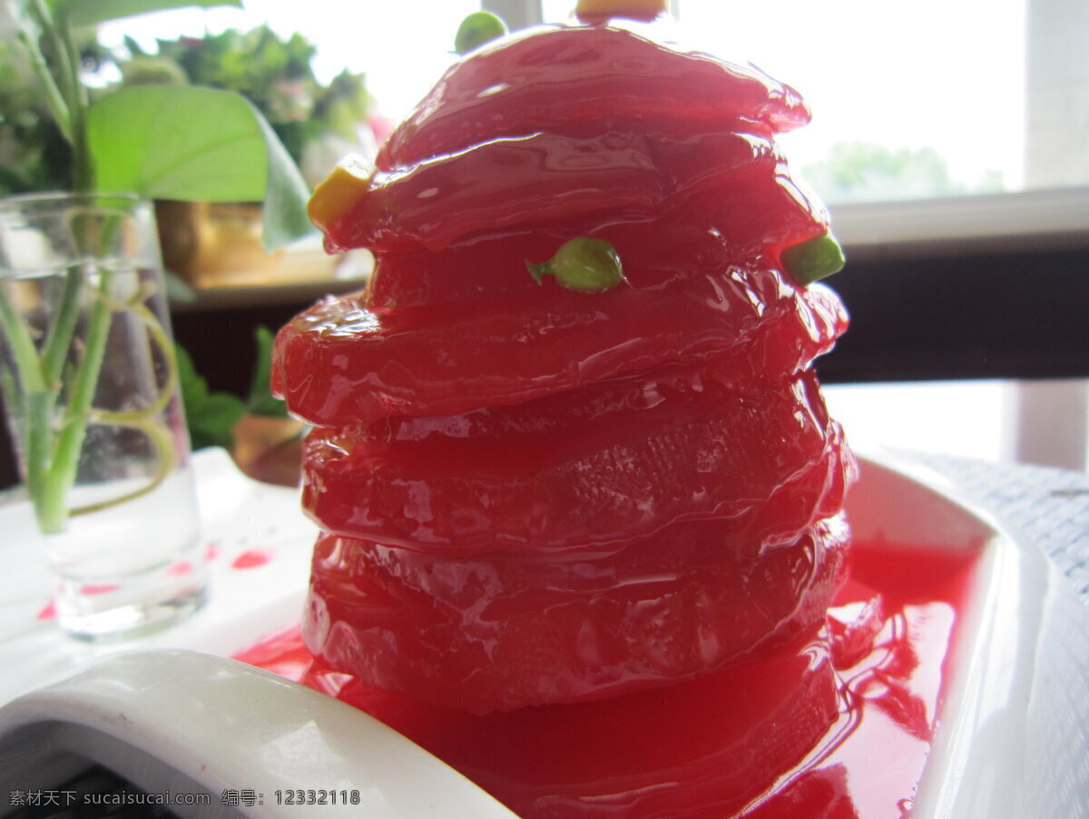 番茄 红酒 雪梨 秀 餐饮 美食 特色 清真 凉菜 餐饮美食 传统美食