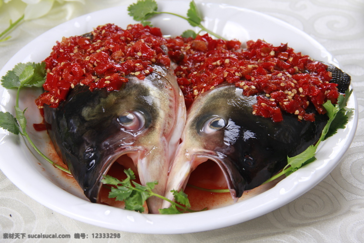 剁椒鱼头 鱼头 蒸菜 川湘菜 剁椒鱼头王 传统美食 餐饮美食