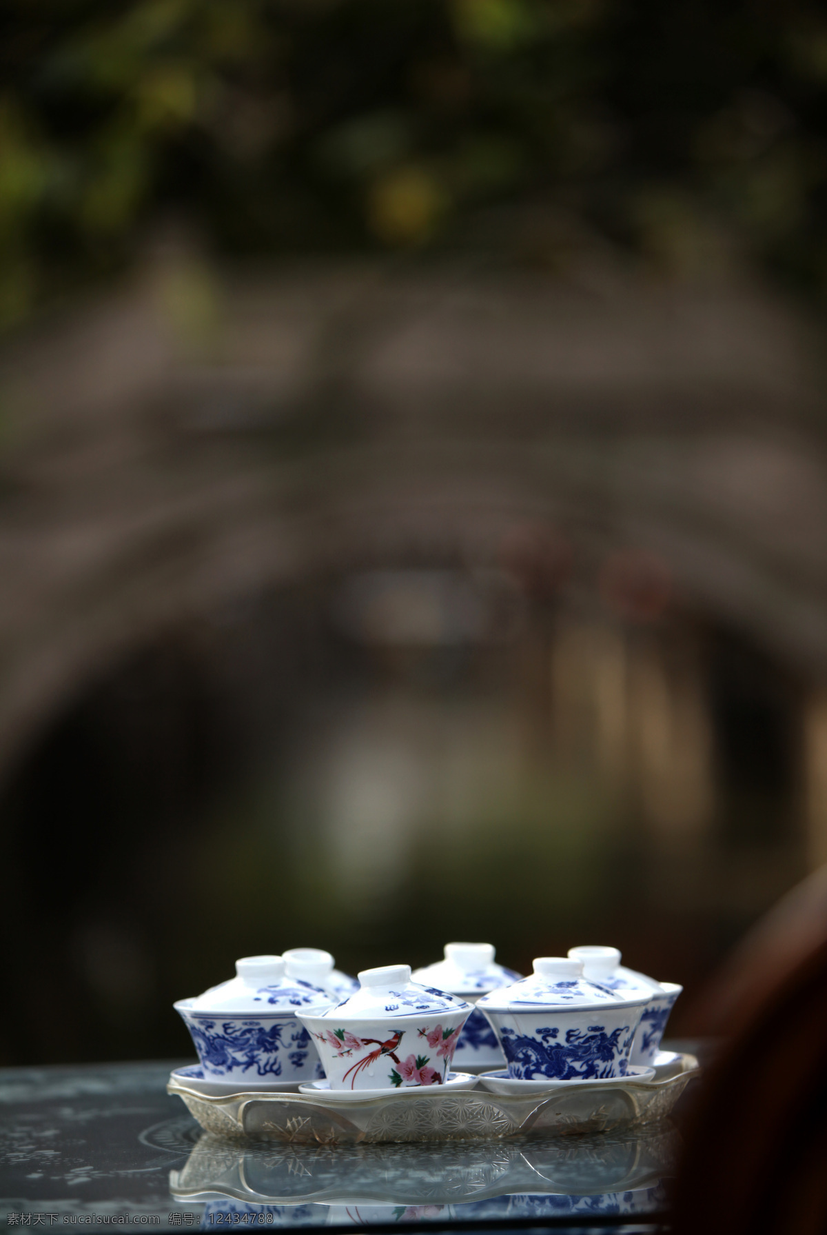 青花瓷杯 同里古镇 江南水乡 5a级景区 旅游摄影 高精图片 传统文化 文化艺术