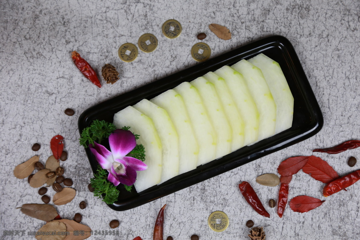 冬瓜 素菜 火锅食材 火锅菜品 涮菜 餐饮美食 传统美食