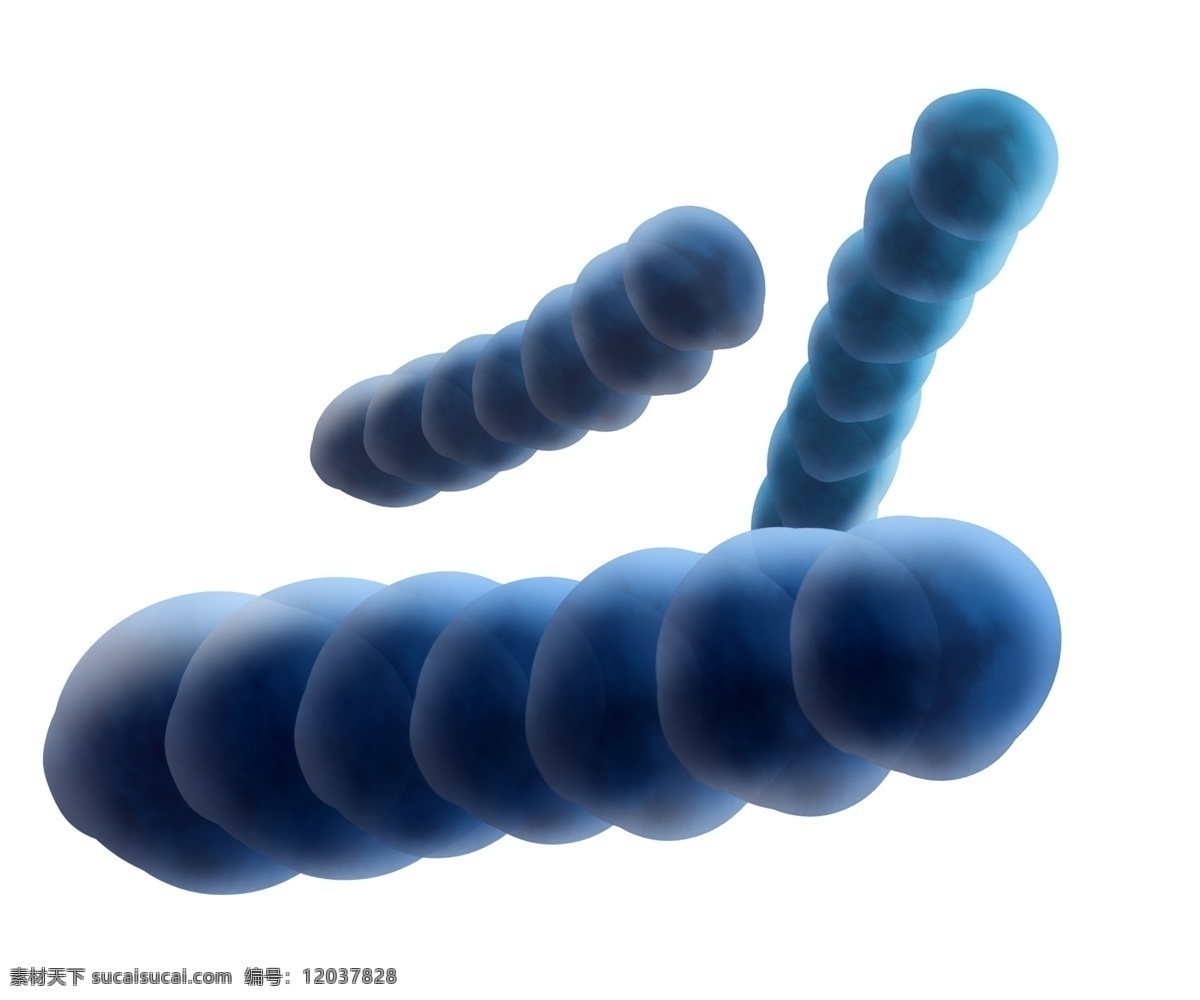 蓝色 细菌 装饰 插画 蓝色的细菌 漂亮的细菌 细菌装饰 细菌插画 立体细菌 卡通细菌 病毒细菌