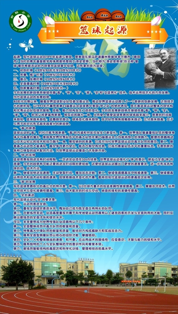篮球展板 篮球 篮球宣传栏 篮球起源 起源 宣传栏 生活百科 矢量