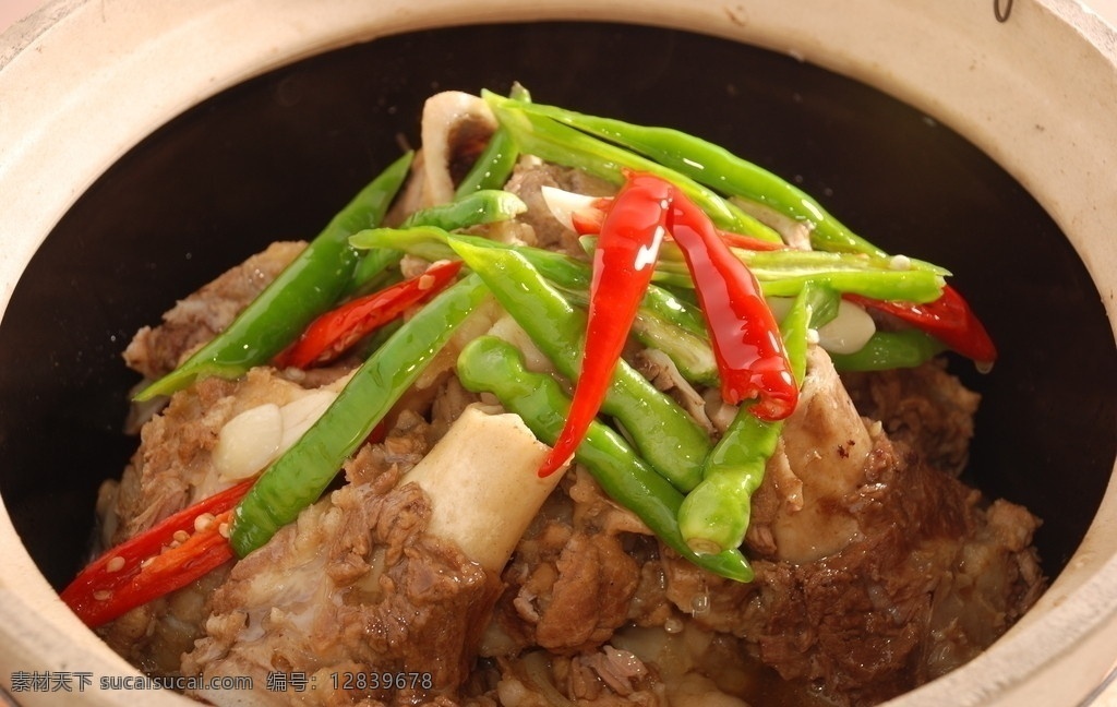 砂锅筒子骨 美味 美食 特色菜肴 餐饮美食 传统美食 摄影图库 美食菜
