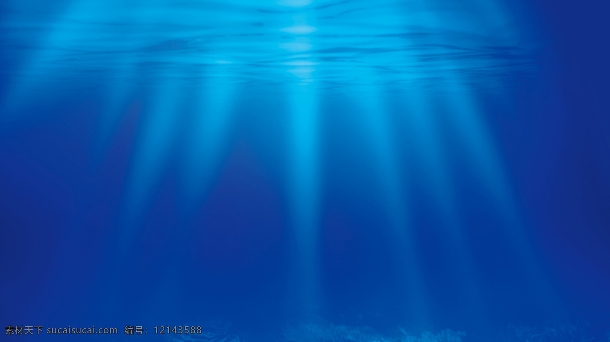 大海 海洋 光晕 深海 海洋光晕 照射 蓝色 蓝色海洋 自然景观 山水风景