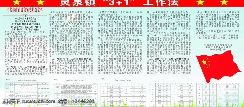 政府 宣传 板报 红旗 排版 文字 展板模板 政策 政府宣传板报 矢量