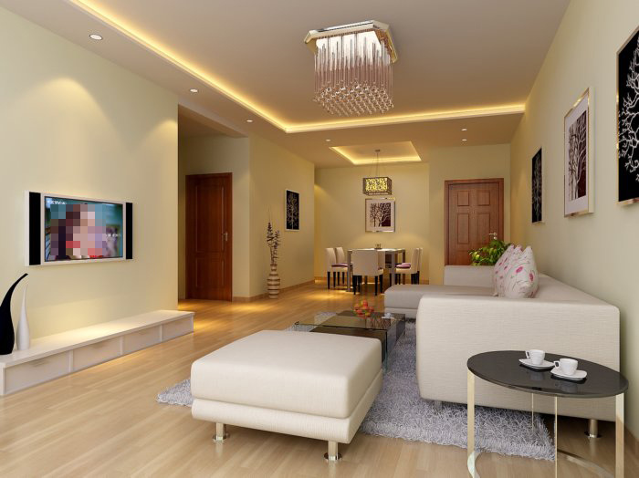 温馨 客厅 修饰 图 3d模型 电视机 沙发茶几 时尚客厅 室内设计 3d模型素材 室内装饰模型