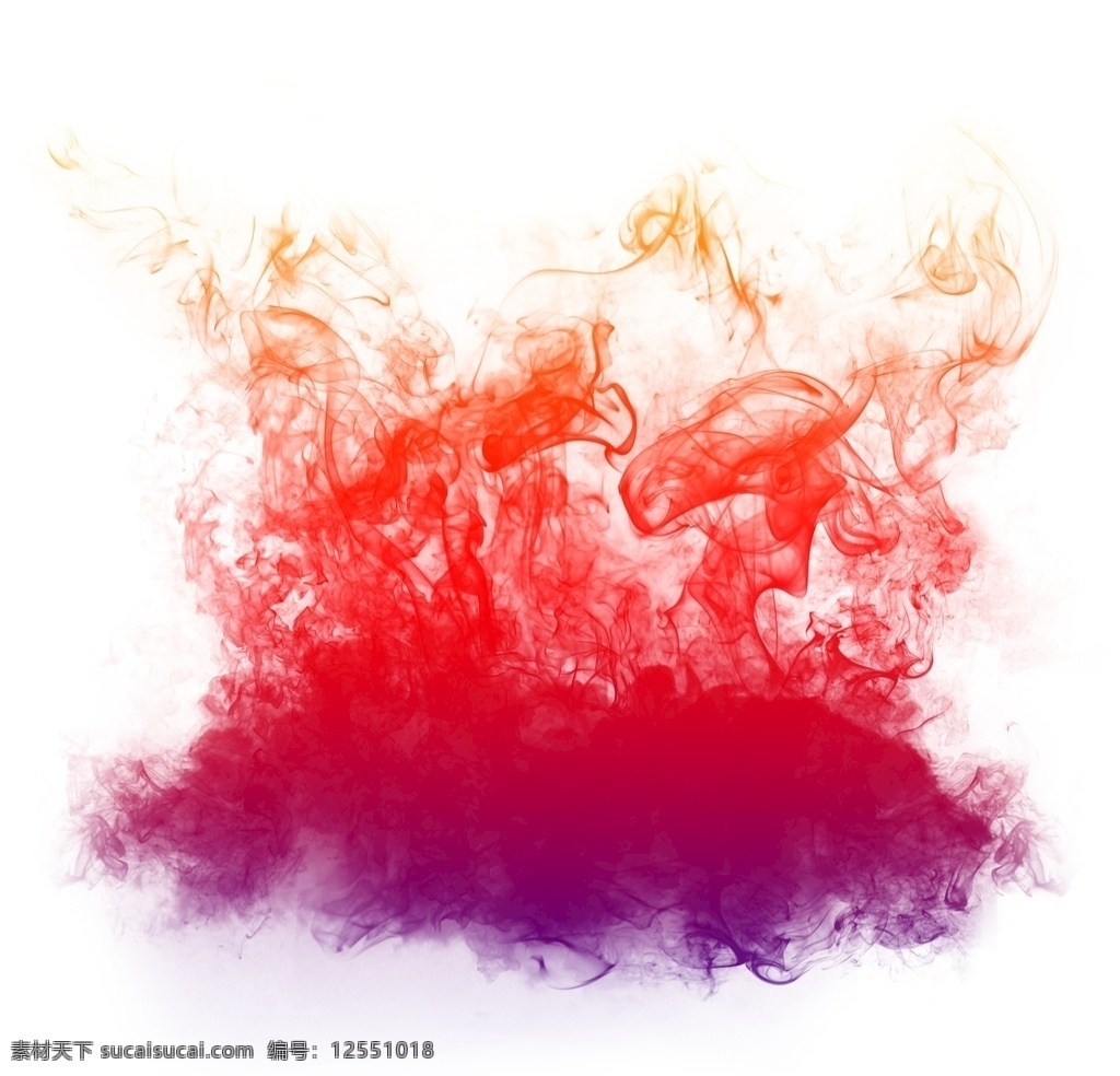 彩色烟雾水墨 彩色 烟雾 水墨 扩散 红色 墨水 泼墨 云烟 云雾 效果 特效 白底 免抠 装饰 分层