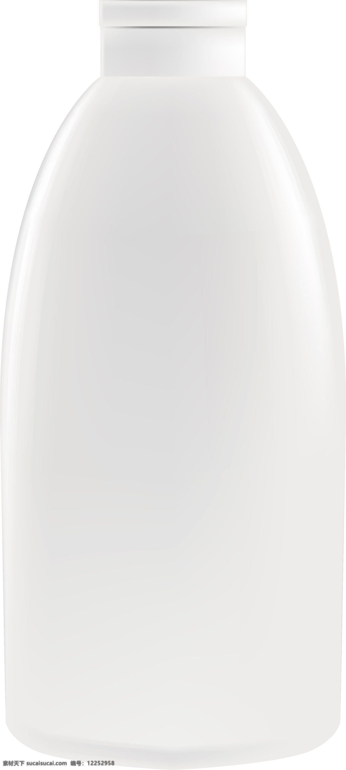 写实 花瓶 瓶子 瓷瓶 生活用品 矢量 白瓷瓶 白色