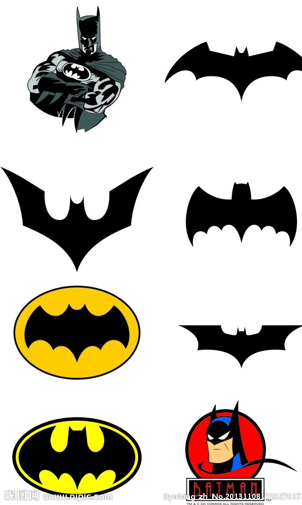 蝙蝠侠 batman logo 黑夜 救星 其他生物 生物世界 矢量