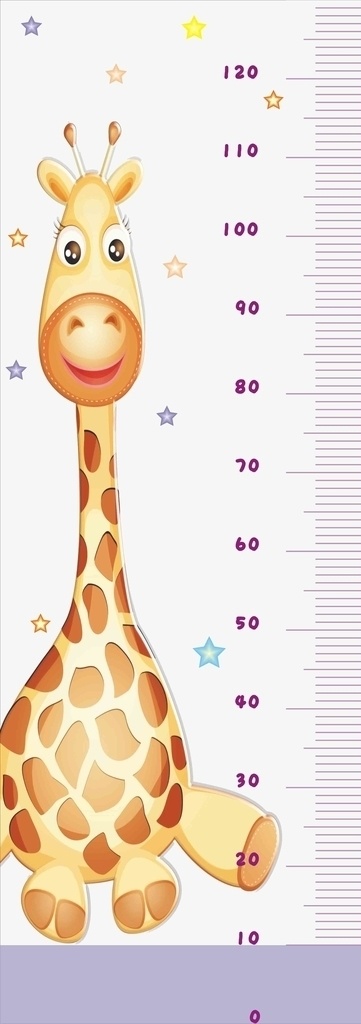 身高表 130cm 长颈鹿 身高 测量