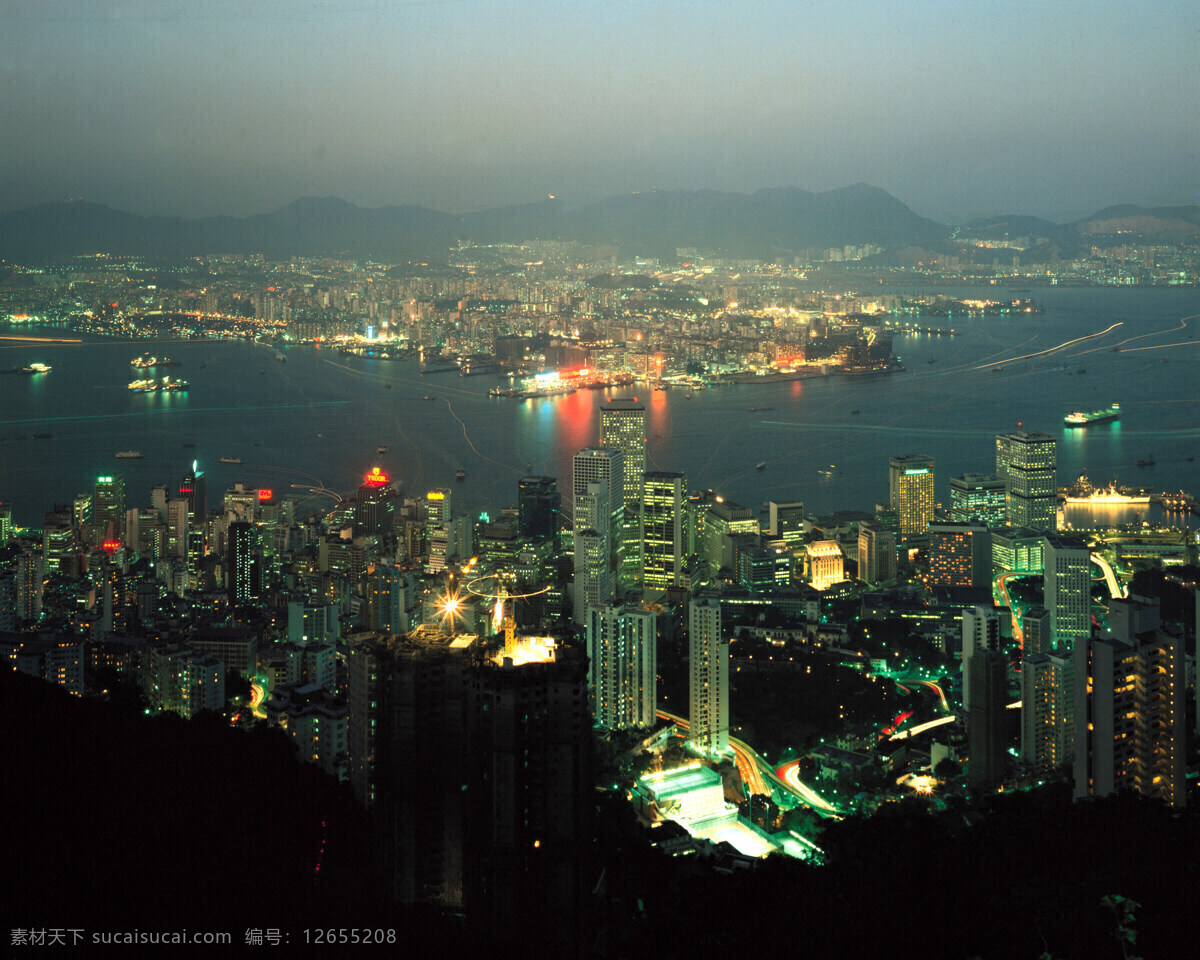 台湾夜景 夜景 高楼大厦 灯火通明 壮观 像素 大图 建筑园林 建筑摄影 摄影图库