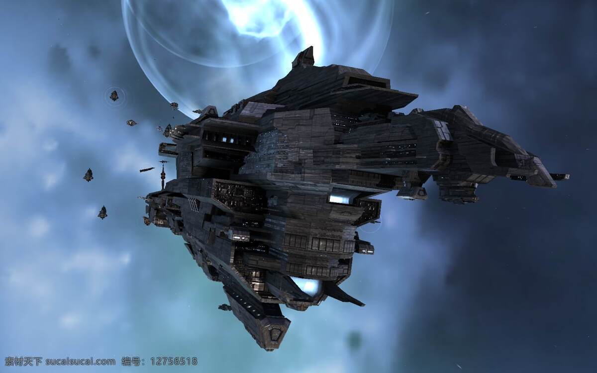 星球 战舰 动漫风景 科幻 宇宙 宇宙飞船 星球战舰 超时空 psd源文件