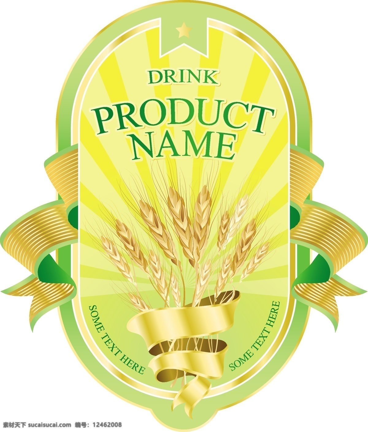 产品 标签 矢量 标记 产品标签 模式 丝带 小麦 牛子 矢量图 其他矢量图