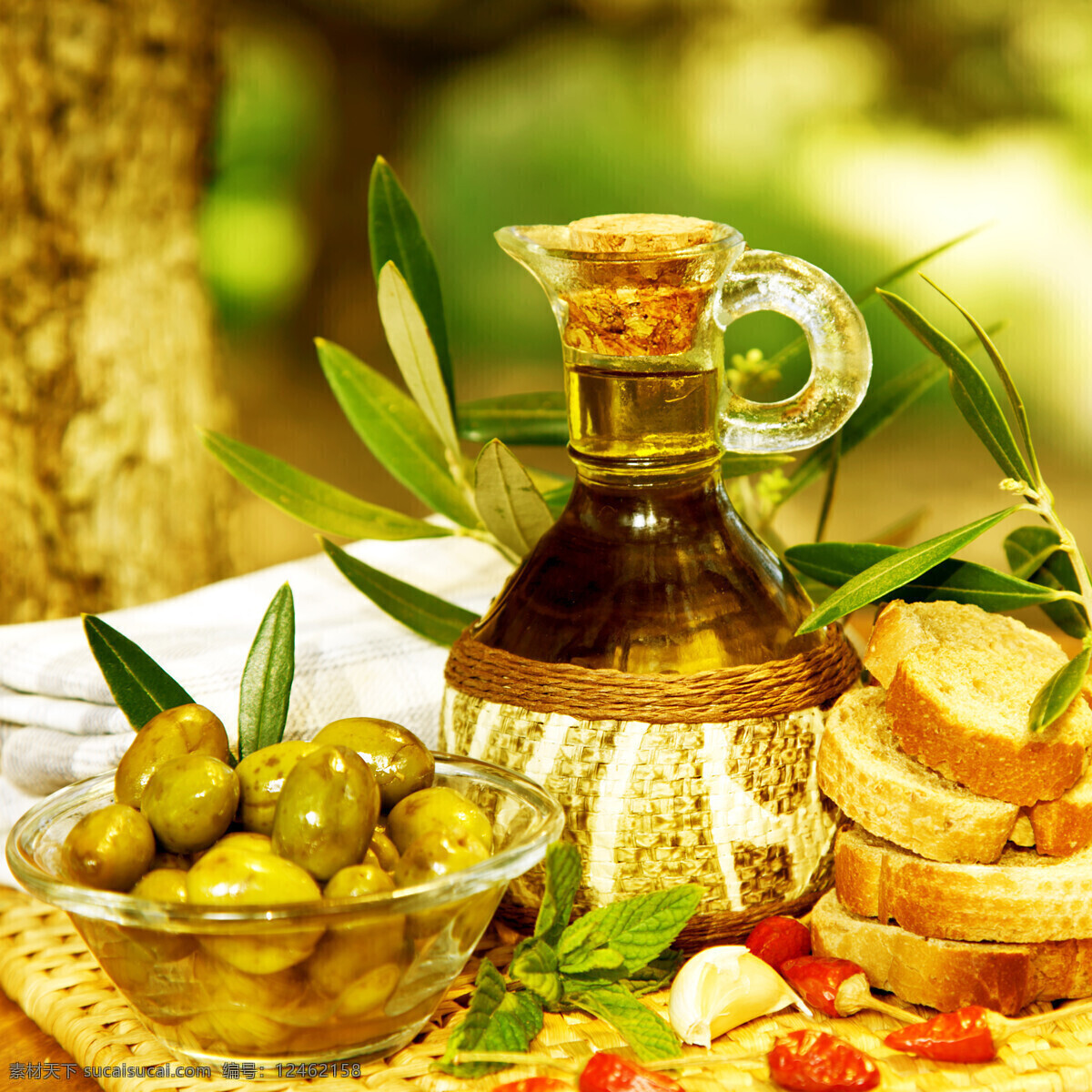 太爱地中海橄榄面包（Olive Bread）+蒜香橄榄油蘸酱