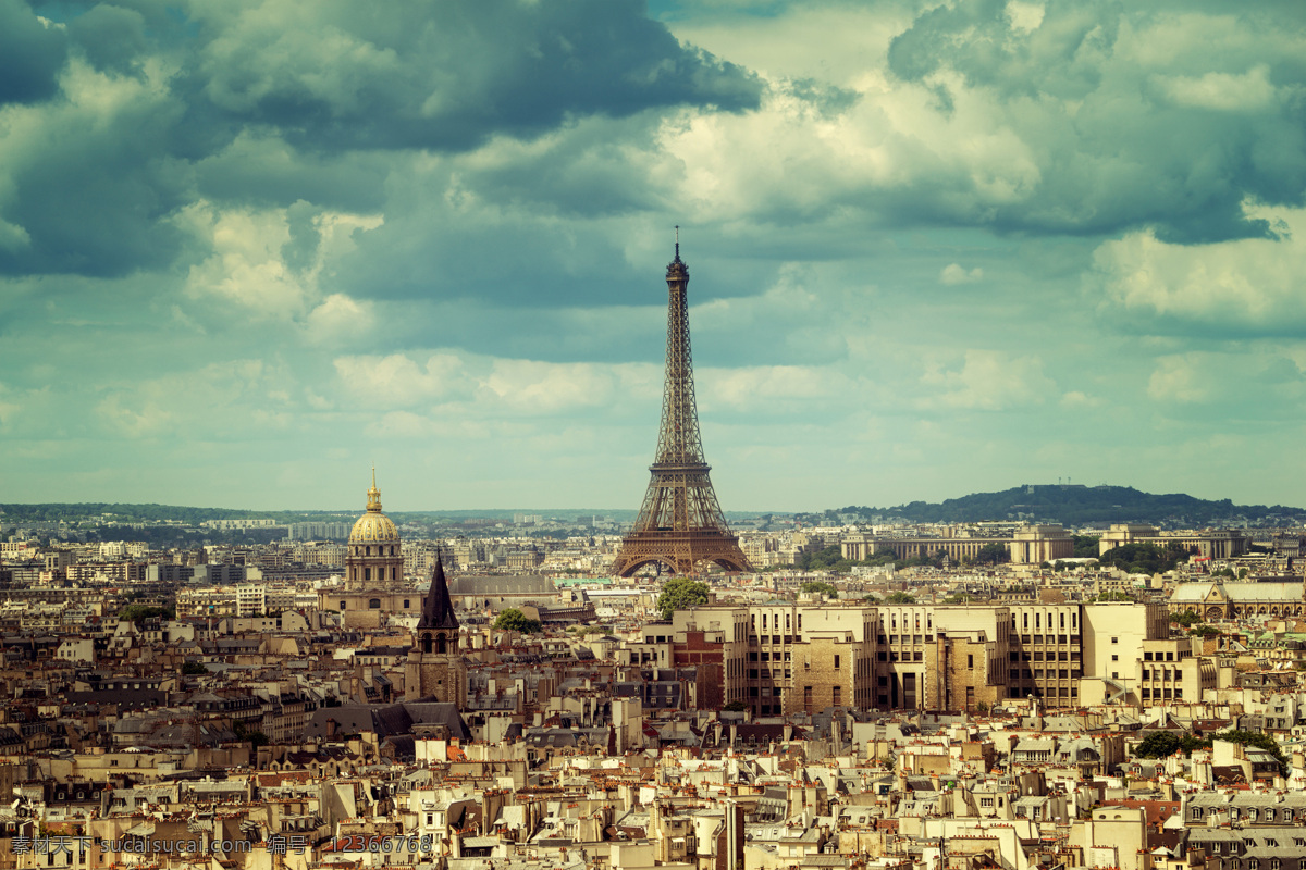 巴黎 鸟瞰 风光 埃菲尔铁塔 建筑风景 巴黎风光 巴黎风景 旅游景点 美丽景色 法国风光 美景 风景名胜 风景图片
