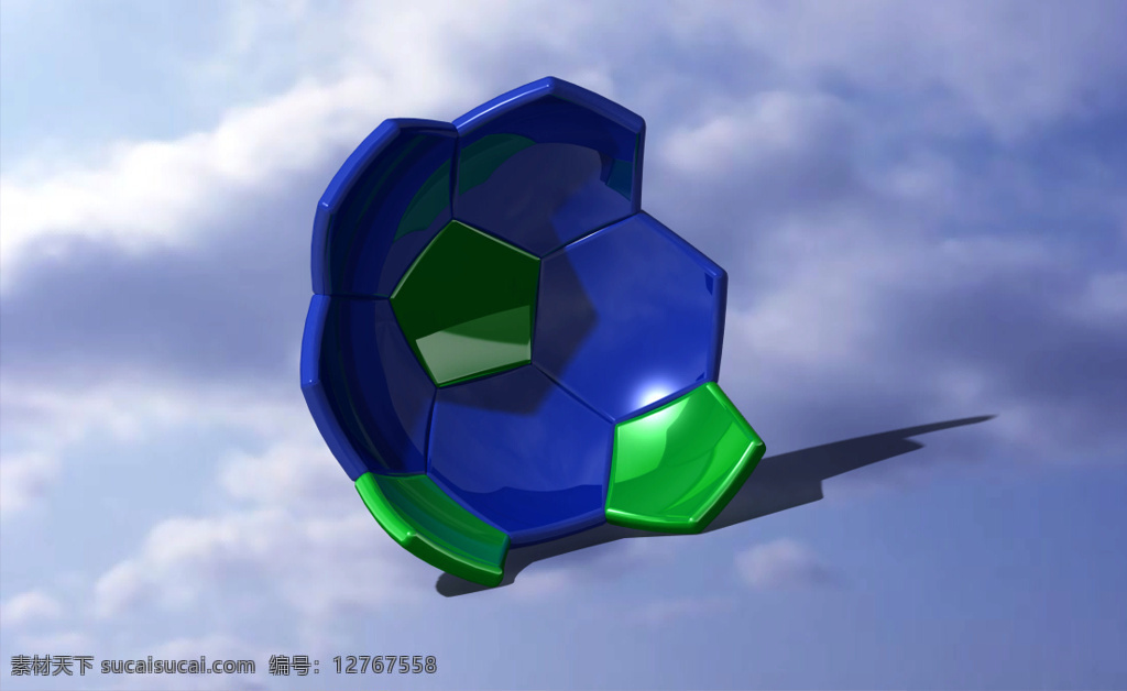 半足球 gsd catia igs 蓝色