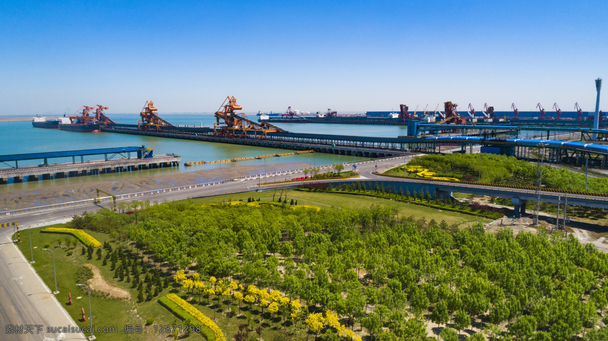 港口 码头 黄骅港 工业景区 船 摄影图片类