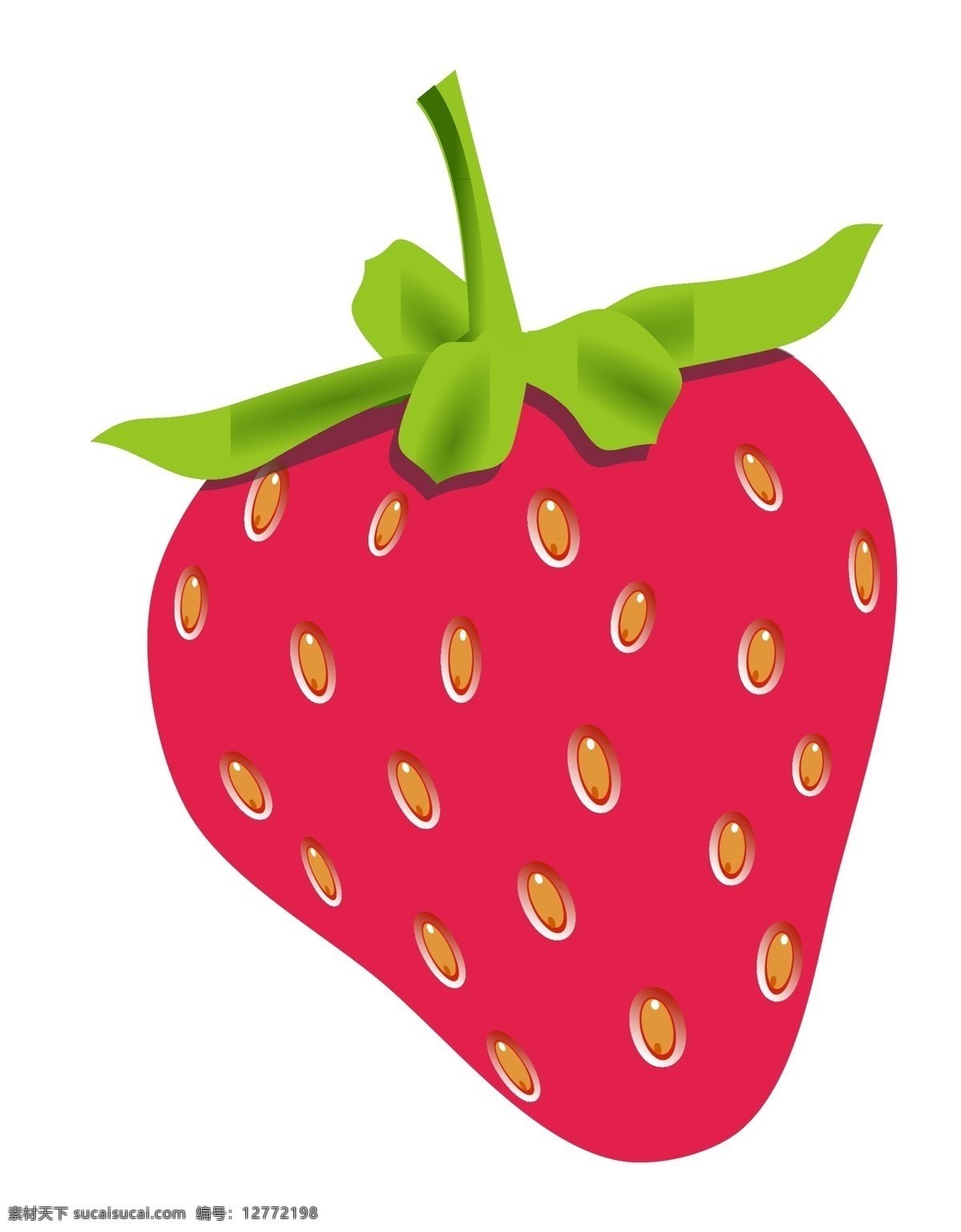 矢量草莓 矢量 草莓 水果 插图 粉色草莓 标志图标 其他图标