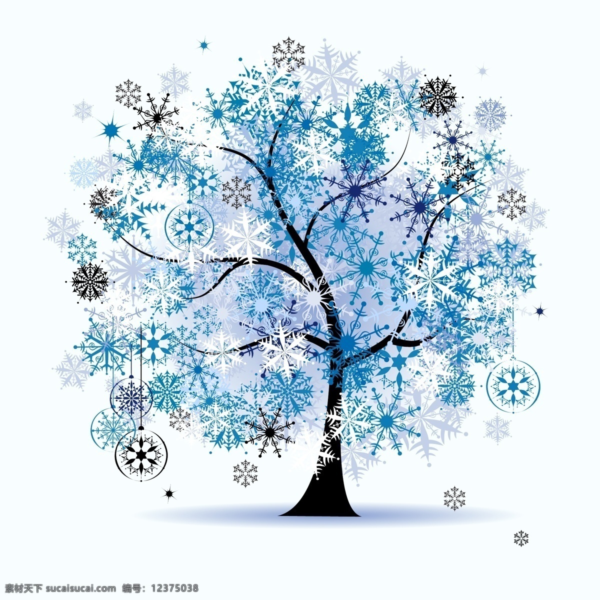 四季 树 矢量 季节 spri 矢量图 其他矢量图