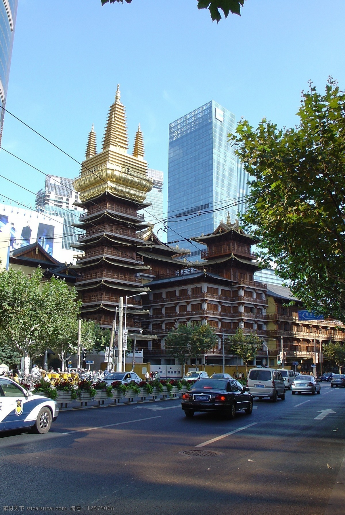 上海 静安寺 风景