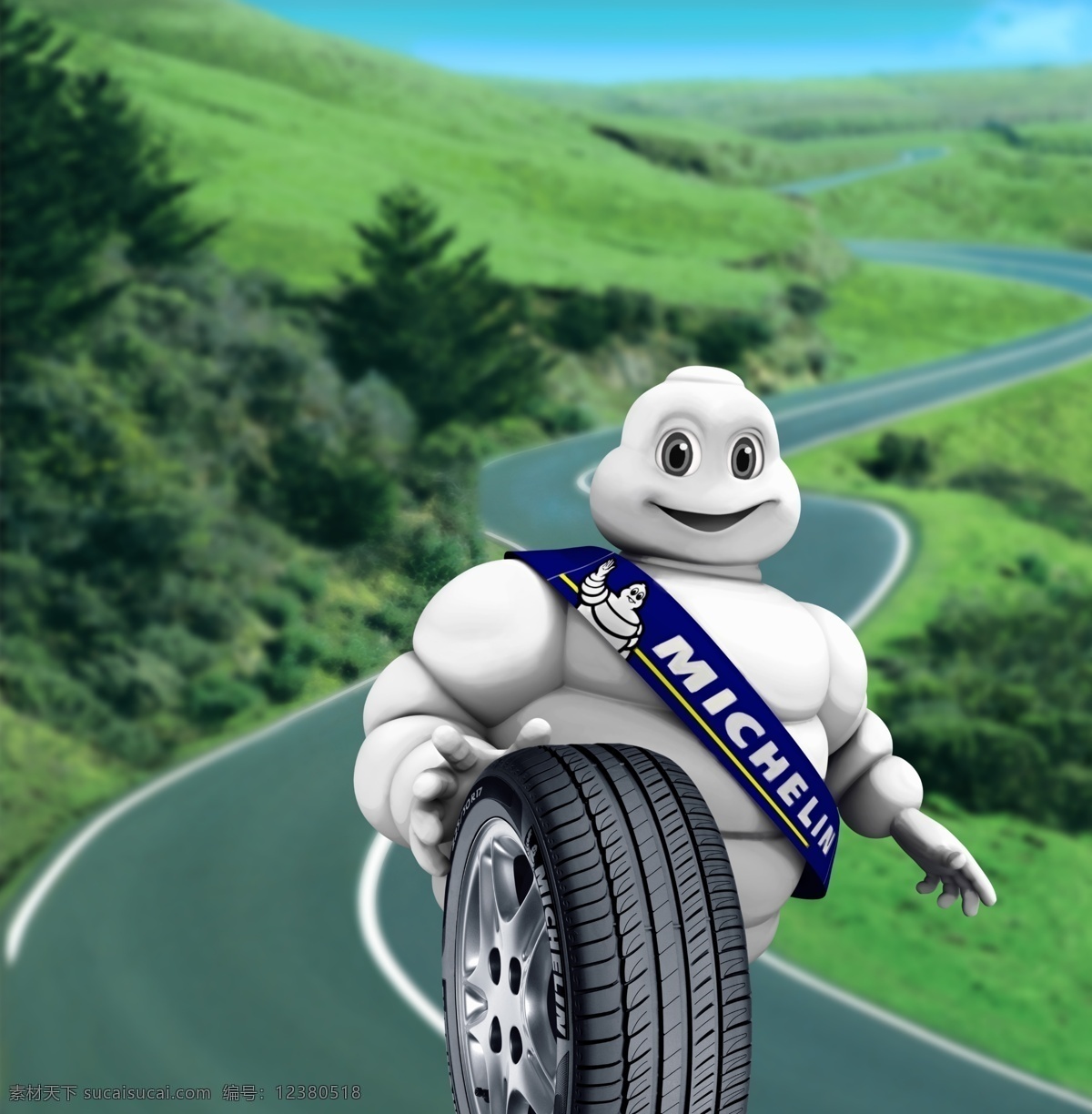 米其林轮胎人 米其林 轮胎 人 设计素材 模板下载 michelin 轮胎人 bibendum 必比登 米其林公仔 3d 动漫动画 分层 源文件