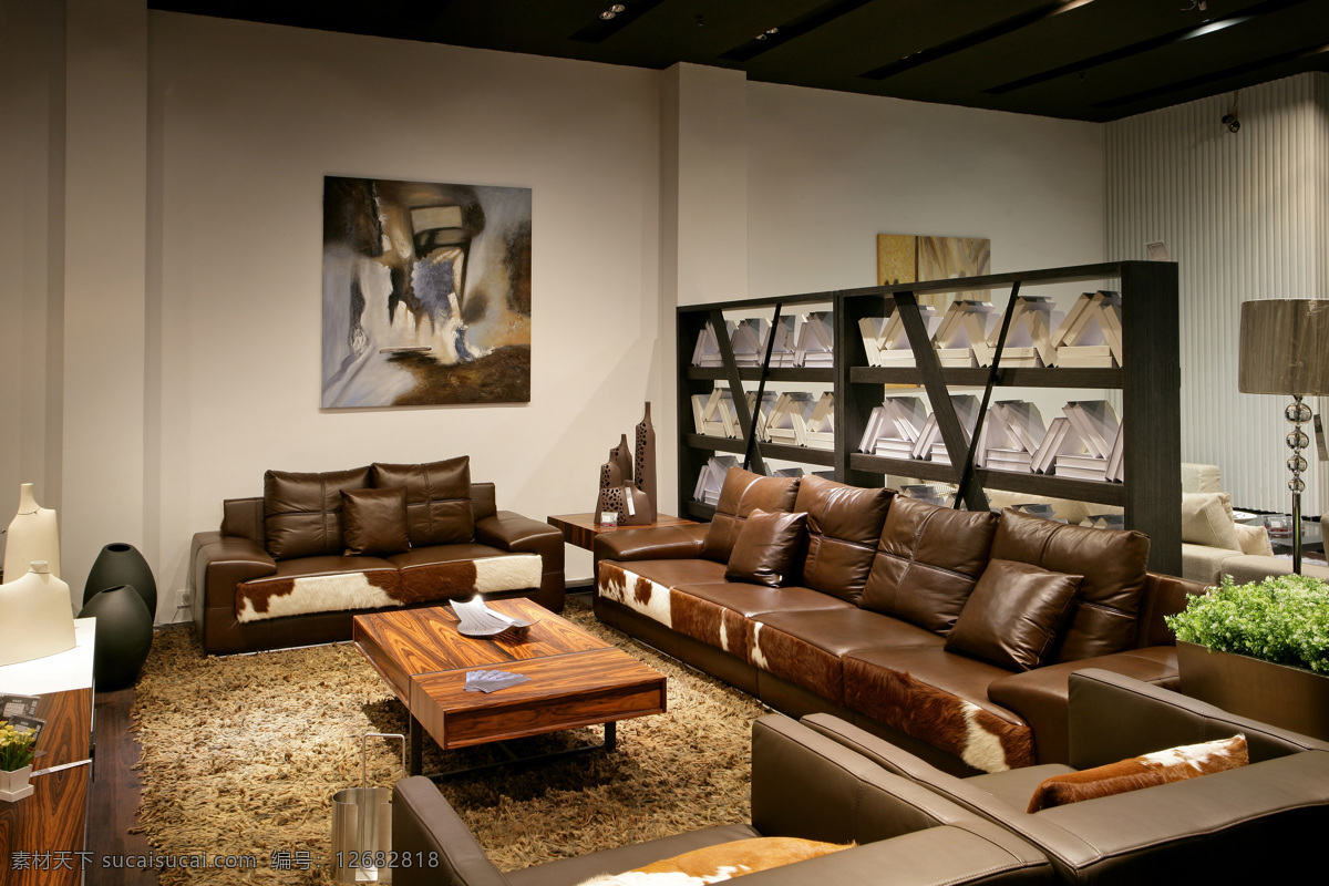 建筑园林 沙发 设计图纸 室内设计 室内摄影 室内效果图 效果图 接待厅 艺术 风格 实木家私 非洲风格 装饰素材