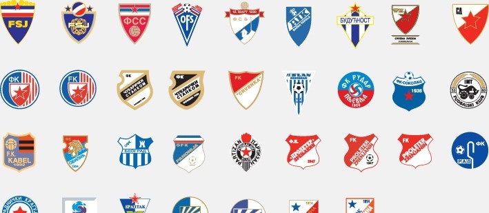 全球 足球 俱乐部 球队 标志 塞尔维亚 黑山 世界杯 logo 足球标志 足球logo 俱乐部标志 盾 盾牌 标识标志图标 企业标志 企业logo 矢量图库 企业 矢量