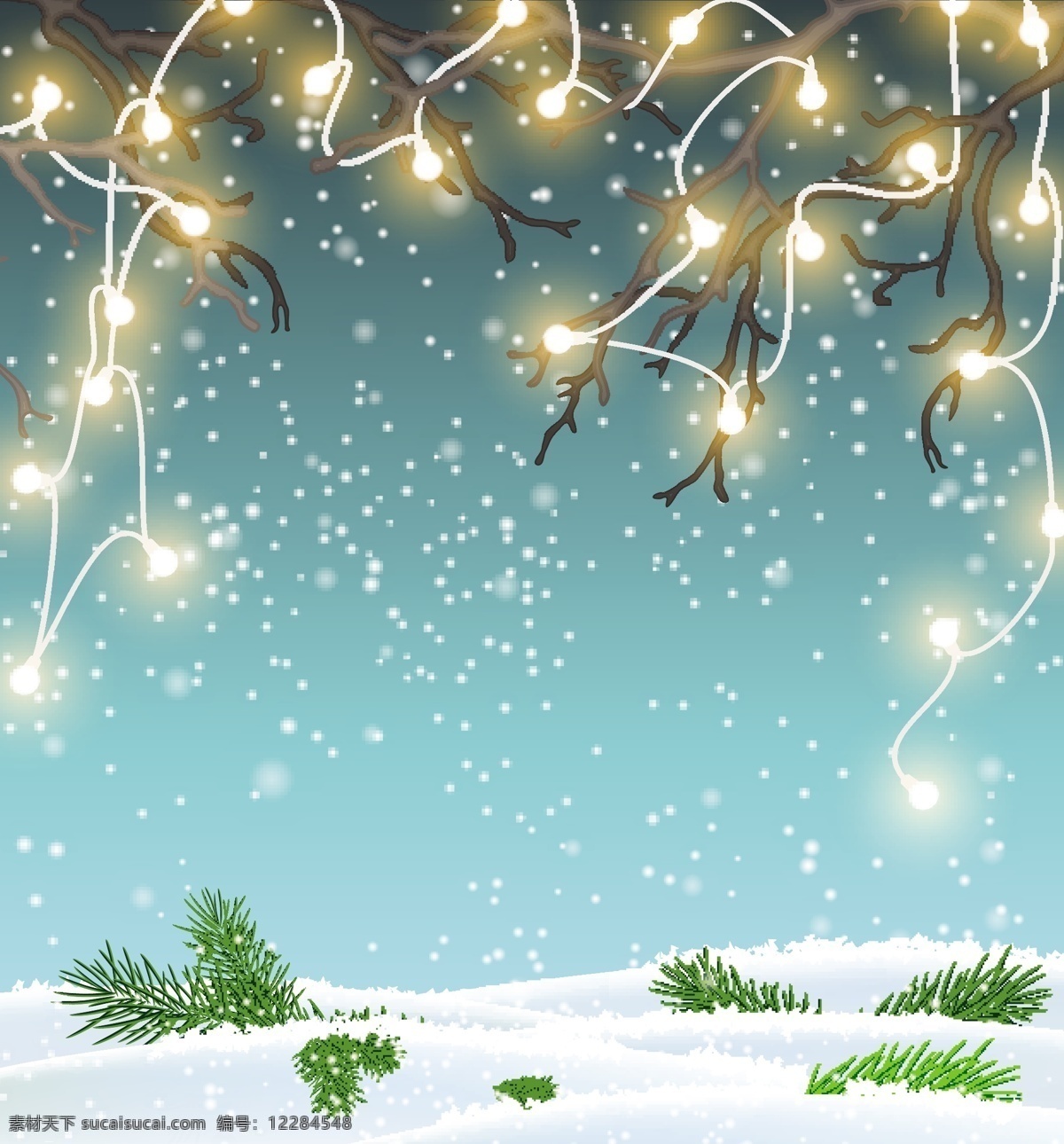 圣诞节 冬天 卡通 背景 主 图 矢量 木板 主图