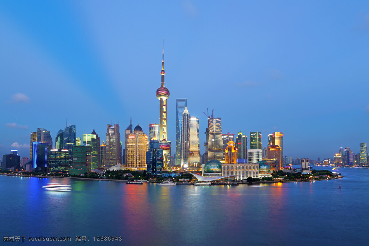 上海风景 上海 夜晚 城市 建筑 东方明珠 街道 旅游摄影 国内旅游