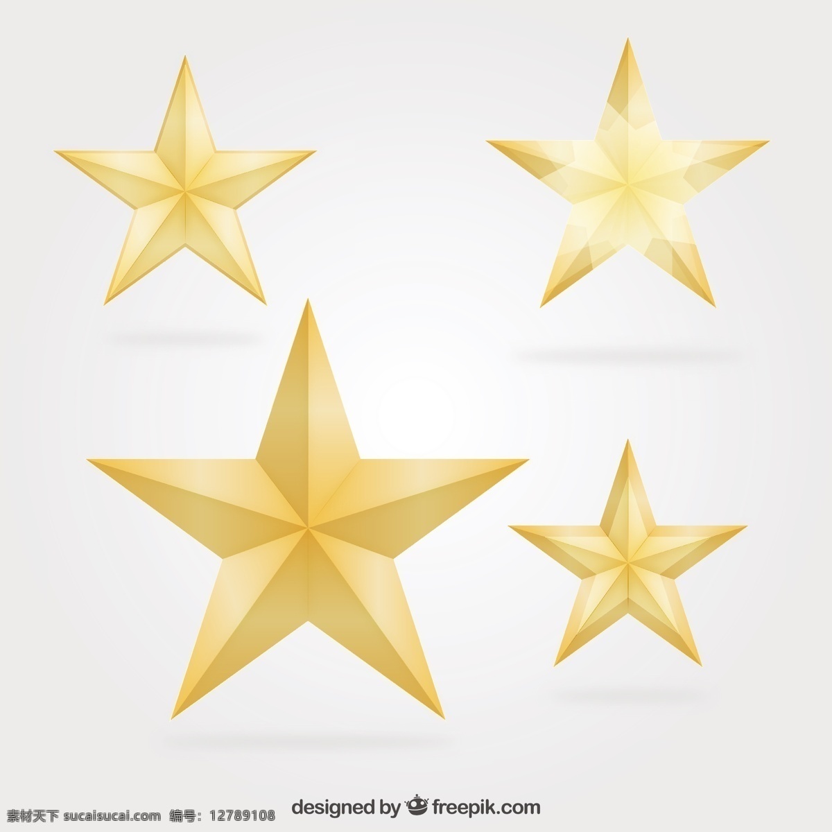 金色的星星 图标 明星 黄金 国徽 光明 徽章 排名 闪亮