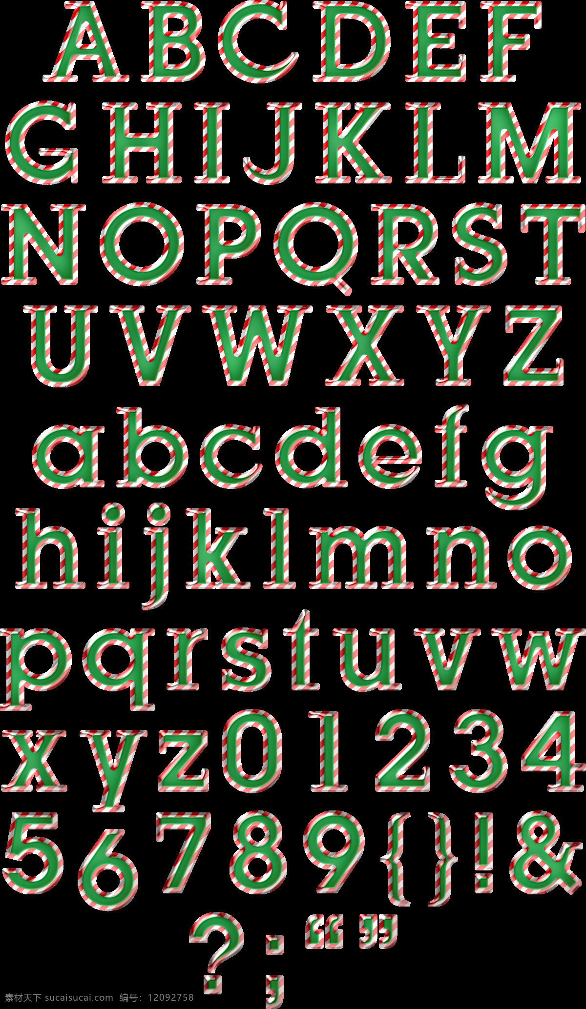 斜纹 字母 符号 字体 26个字母 png格式 png素材 阿拉伯数字 标点符号 底纹 数字 透明图层 装饰 psd源文件