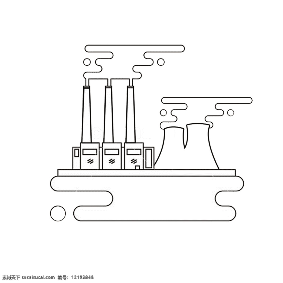 工业插图 电厂基地 港口 工厂 工业 生产 建筑 剪影 插图 手绘 时尚 梦幻 背景 矢量 城市建筑主题 城市建筑 建筑家居 企业展板 展板模板