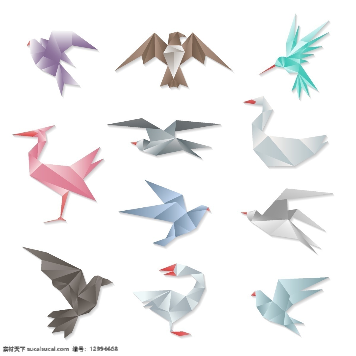 款 鸟类 logo 鸟类logo 鸟 折纸logo 鸟类折纸 矢量素材 鸟类矢量素材 原创 标志图标 其他图标