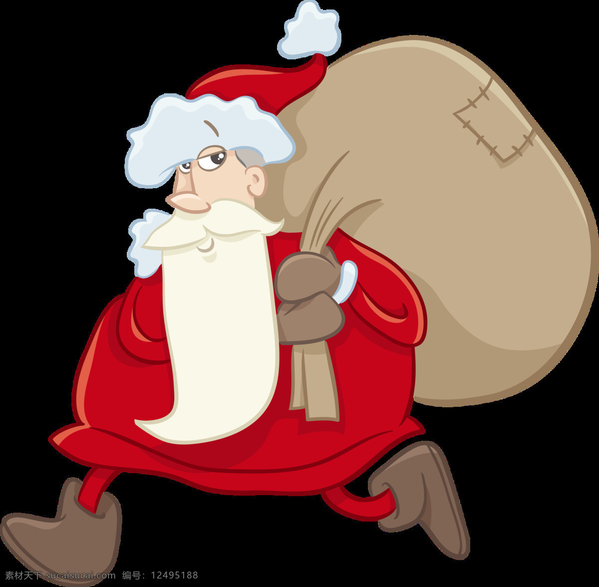 背着 布袋 圣诞老人 抽象元素 节日元素 卡通圣诞元素 铃铛 设计元素 圣诞png 圣诞布袋 圣诞节 圣诞节快乐 圣诞免抠元素 圣诞透明元素 圣诞装扮