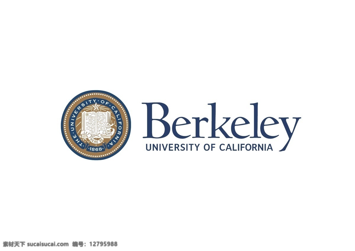 加州 大学 伯克利分校 校徽 美国大学 logo 美国大学校徽 加州大学 伯克利 logo设计