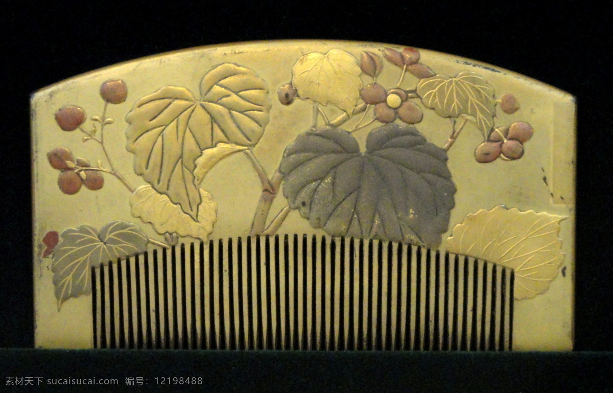 日本漆器 漆器 日本 日本文化 手工艺 民艺 民间艺术 手工 梳子 梳篦 木梳 日本手工艺 传统文化 文化艺术