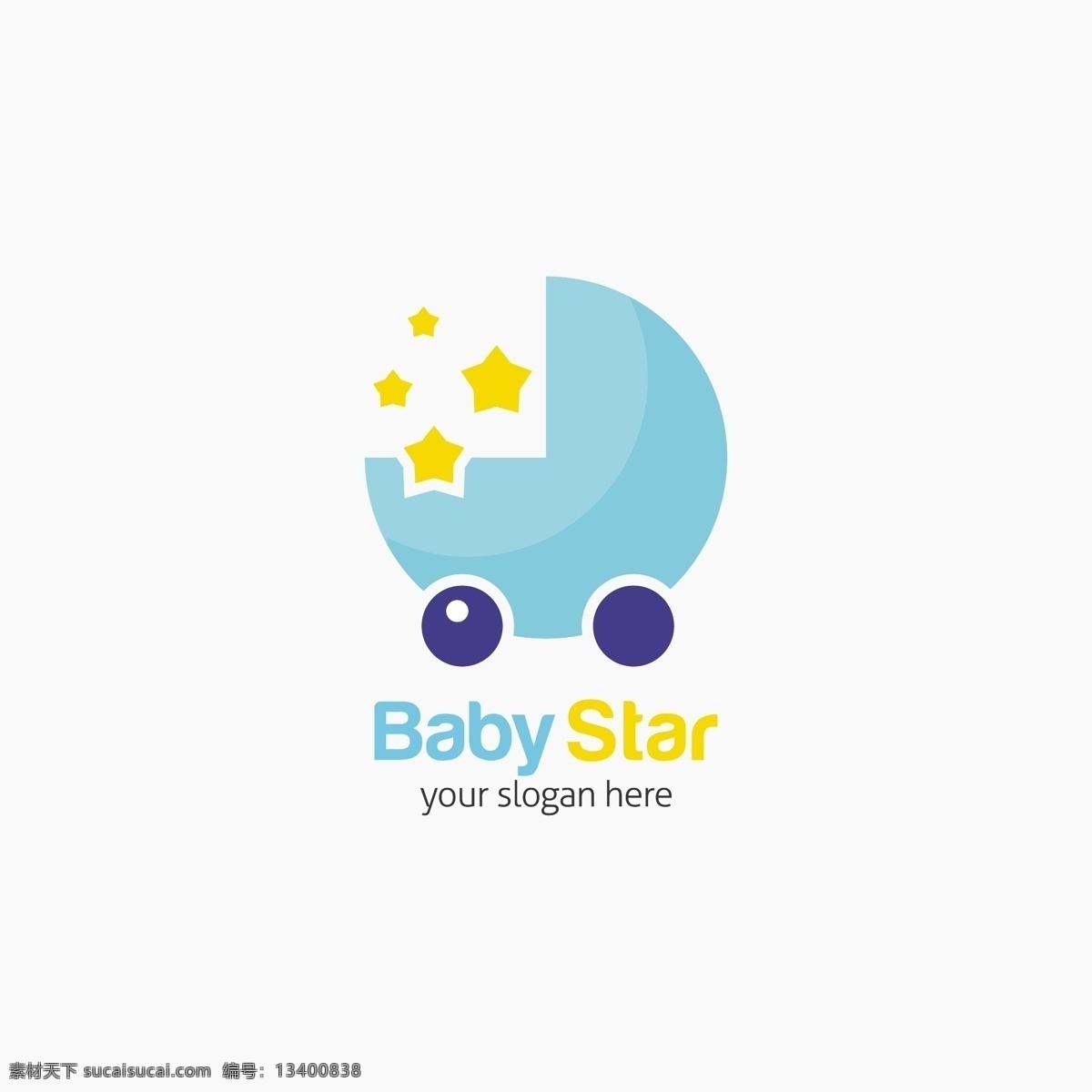小 婴儿 baby 卡通 人物 矢量 图标素材 蓝色 婴儿车 扁平化 粉色 微笑 图标