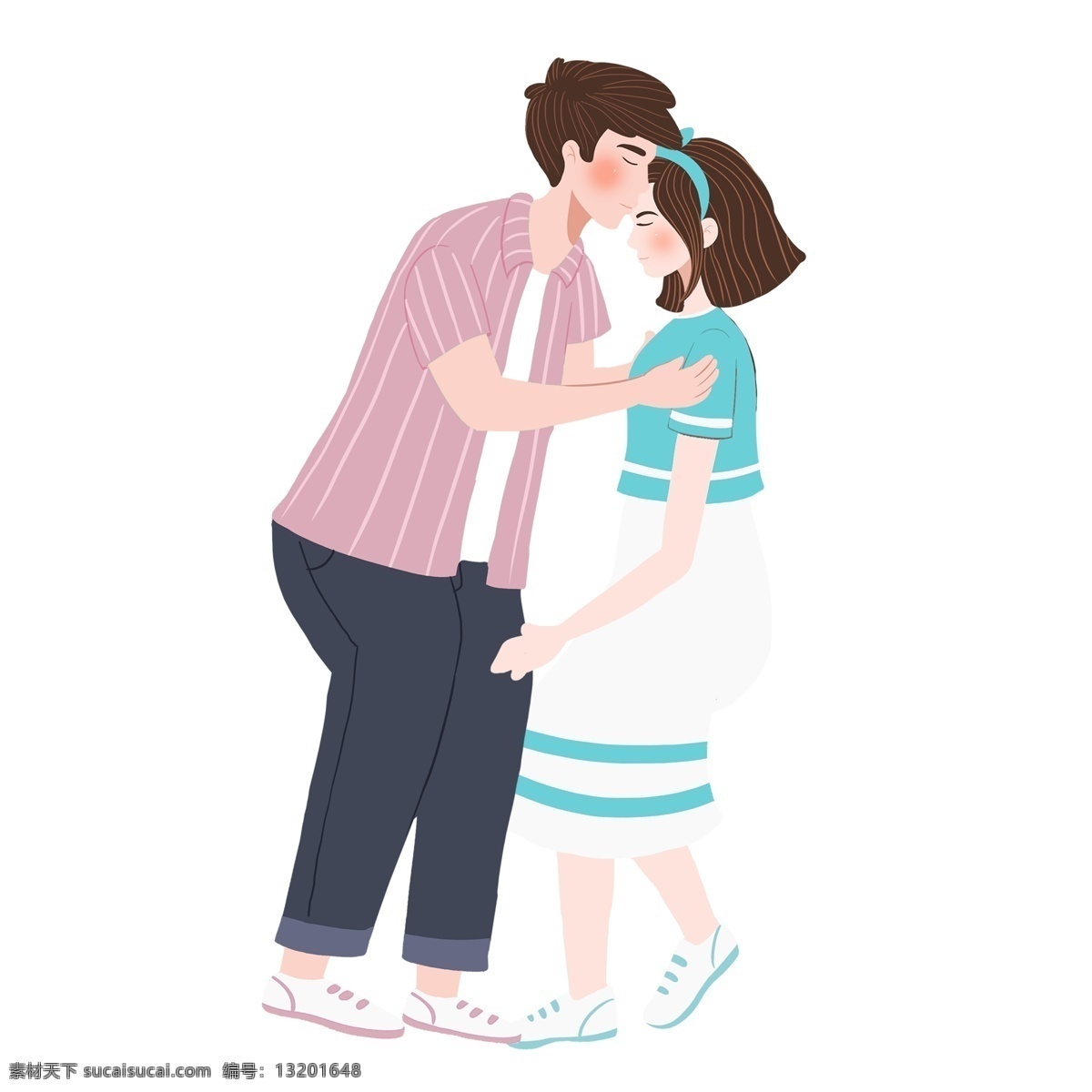 唯美 接吻 情侣 人物 免 抠 元素 亲密 甜蜜情人 免抠元素 透明元素 手绘元素
