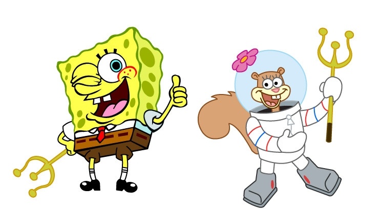 海绵 宝宝 松鼠 海绵宝宝 菠萝 spongebob 海大仙 房子 蜗牛 卡通明星 明星偶像 矢量人物 矢量